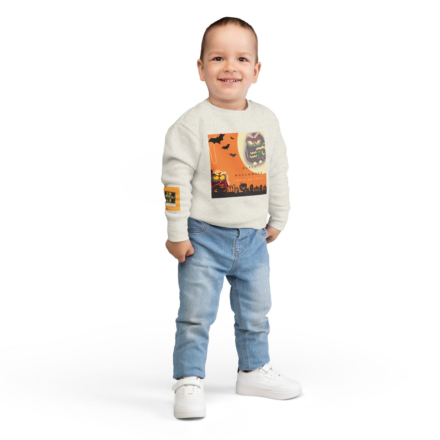 Halloween Toddler Sweatshirt, Cute Kids Sweatshirt, Fall Fashion, October Outfit, Kids Holiday Attire, Spooky Season Apparel