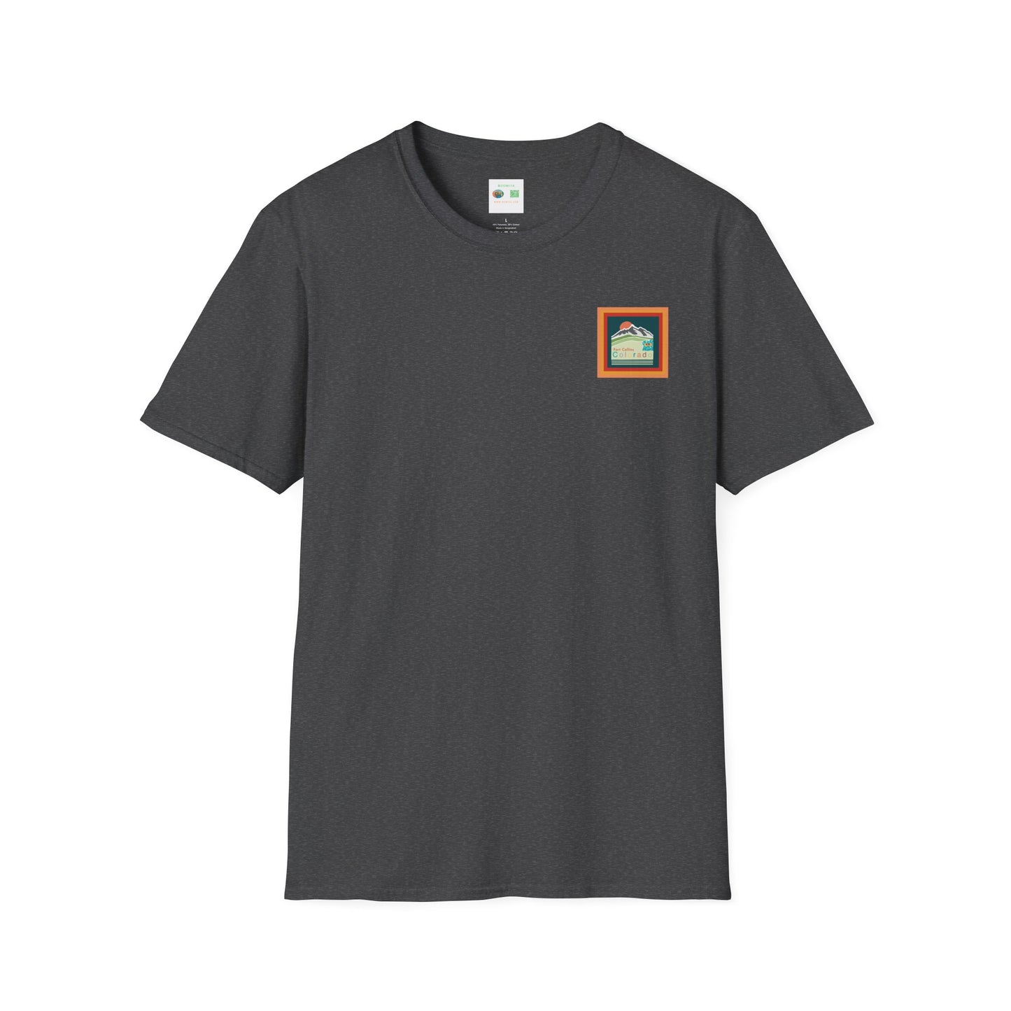 Fort Collins Colorado T-Shirt, Unisex Graphic Tee, Casual Travel Shirt, Vintage Style Apparel, Outdoor Adventure Clothing