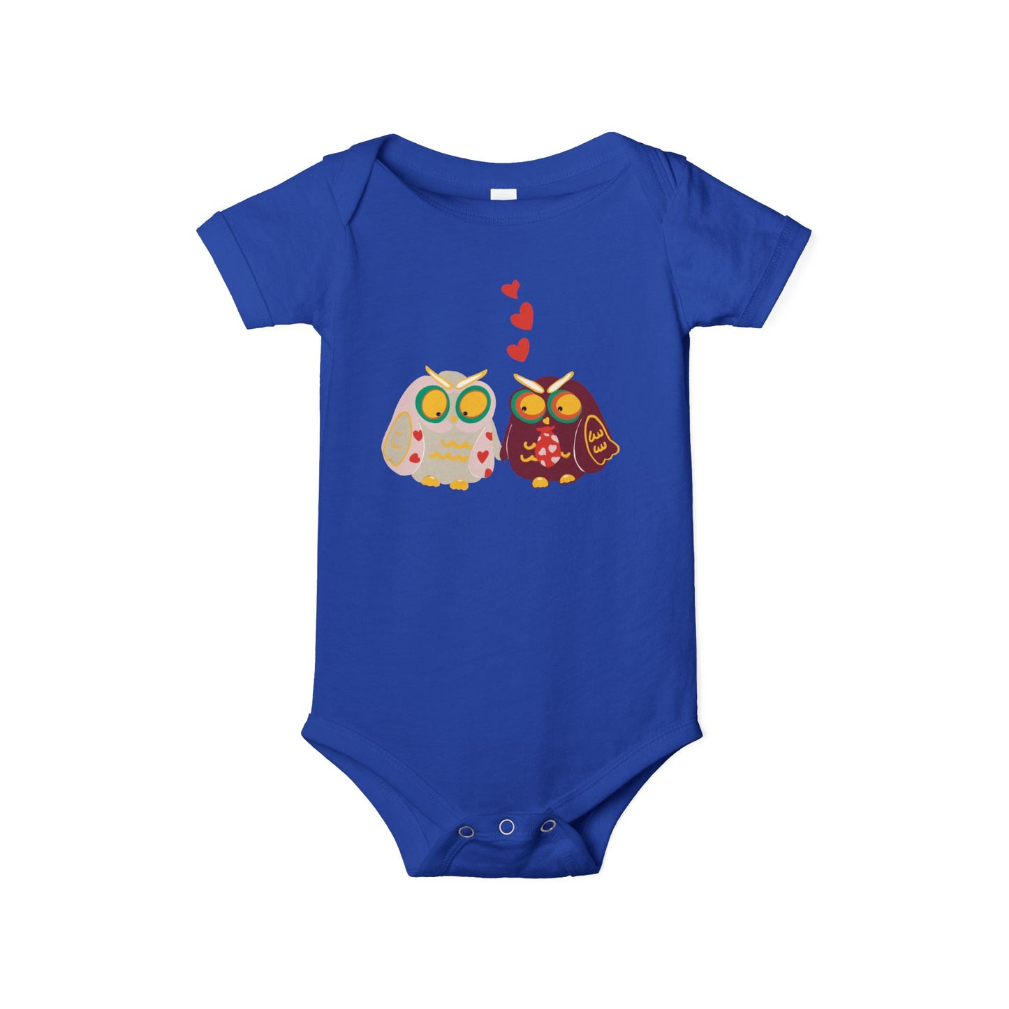 Adorable Owl Love Infant Jersey One Piece - Cute Baby Bodysuit for Baby Showers & Valentine's Day