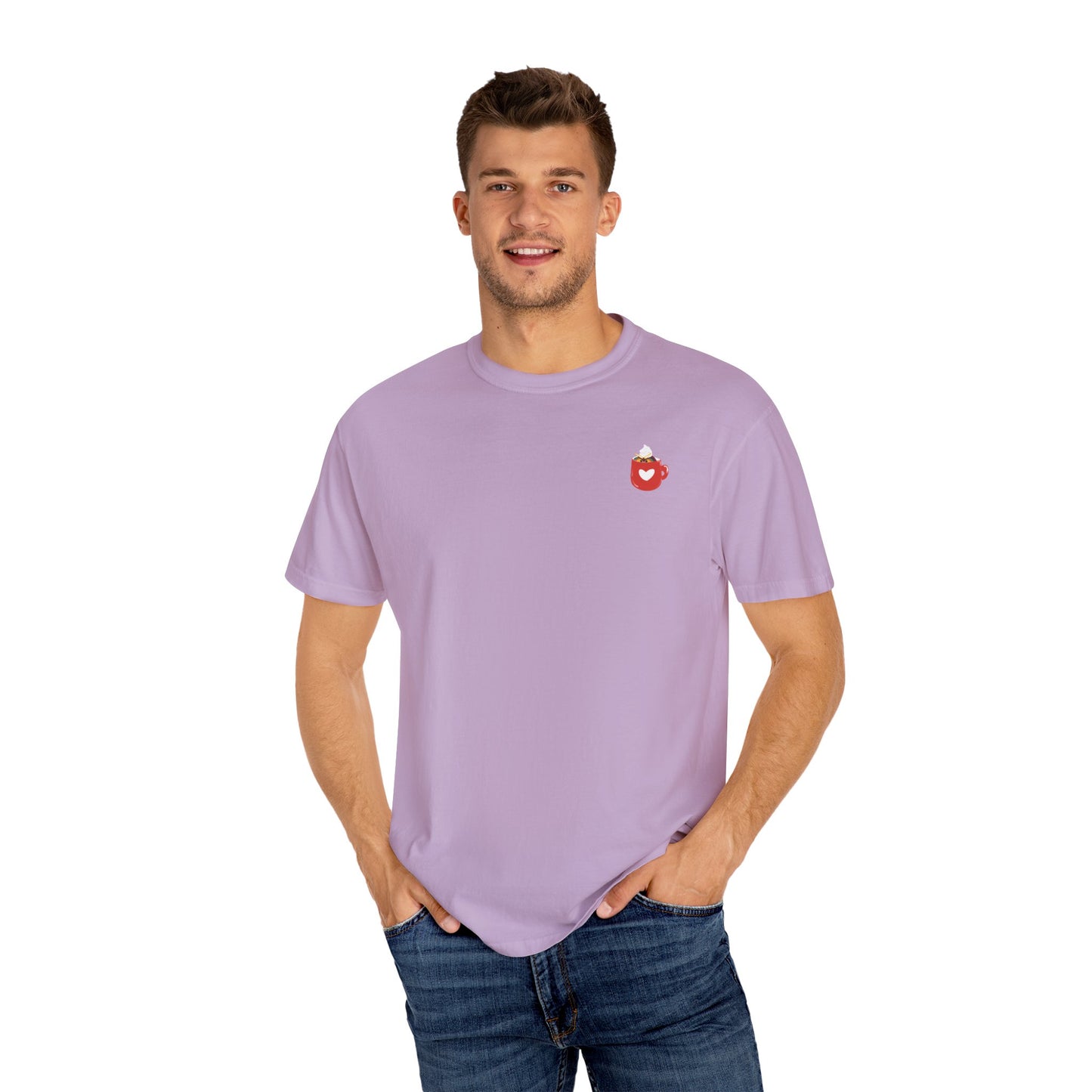 Playful Heart Unisex Garment-Dyed T-Shirt