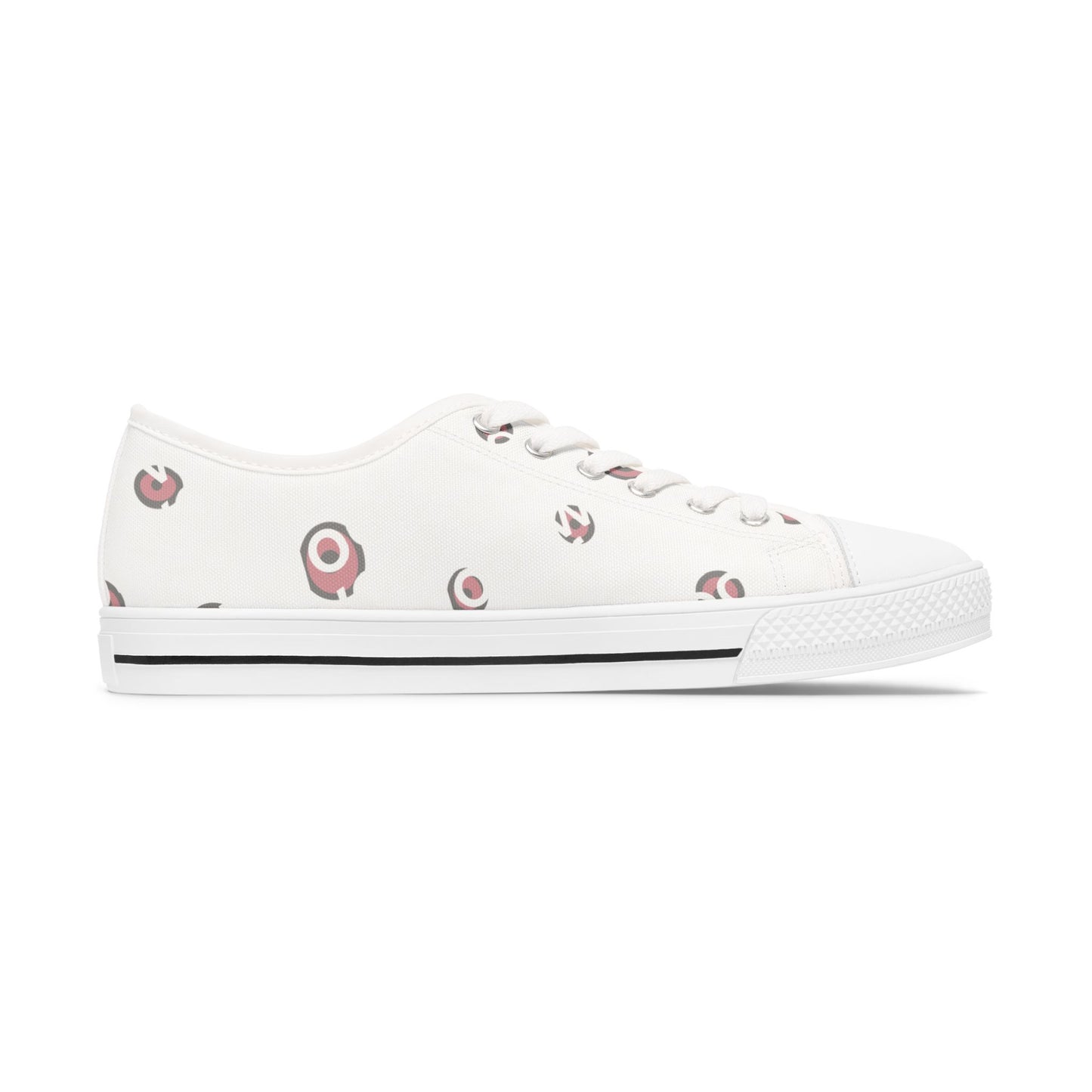 Stylish Women's Low Top Sneakers, Casual Footwear, Summer Style, Comfy Sneakers, Gift for Her, Everyday Shoes, Floral Design