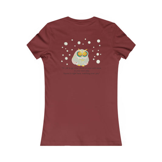 Women's Owl Wisdom Tee, Cute Owl Shirt, Inspirational Top, Gift for Nature Lovers, Unique Graphic T-Shirt, Motivational Quote Apparel