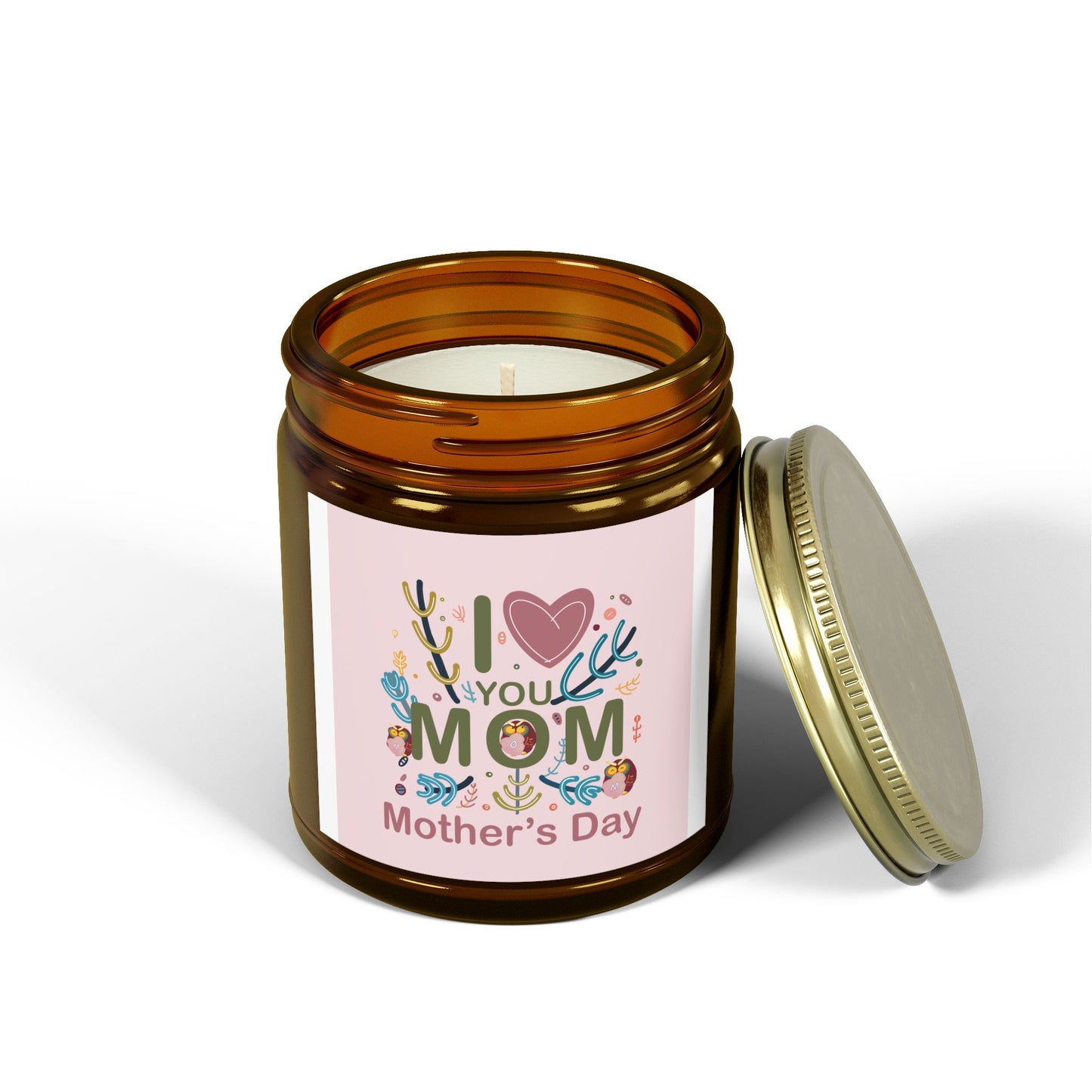 Scented Candle - I ❤️ Mom | Mother's Day Gift