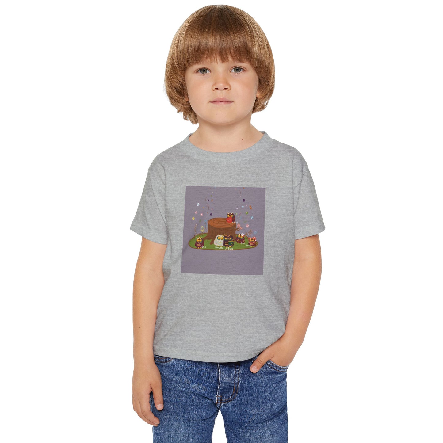 Playful Toddler T-Shirt with Fun Cake Design