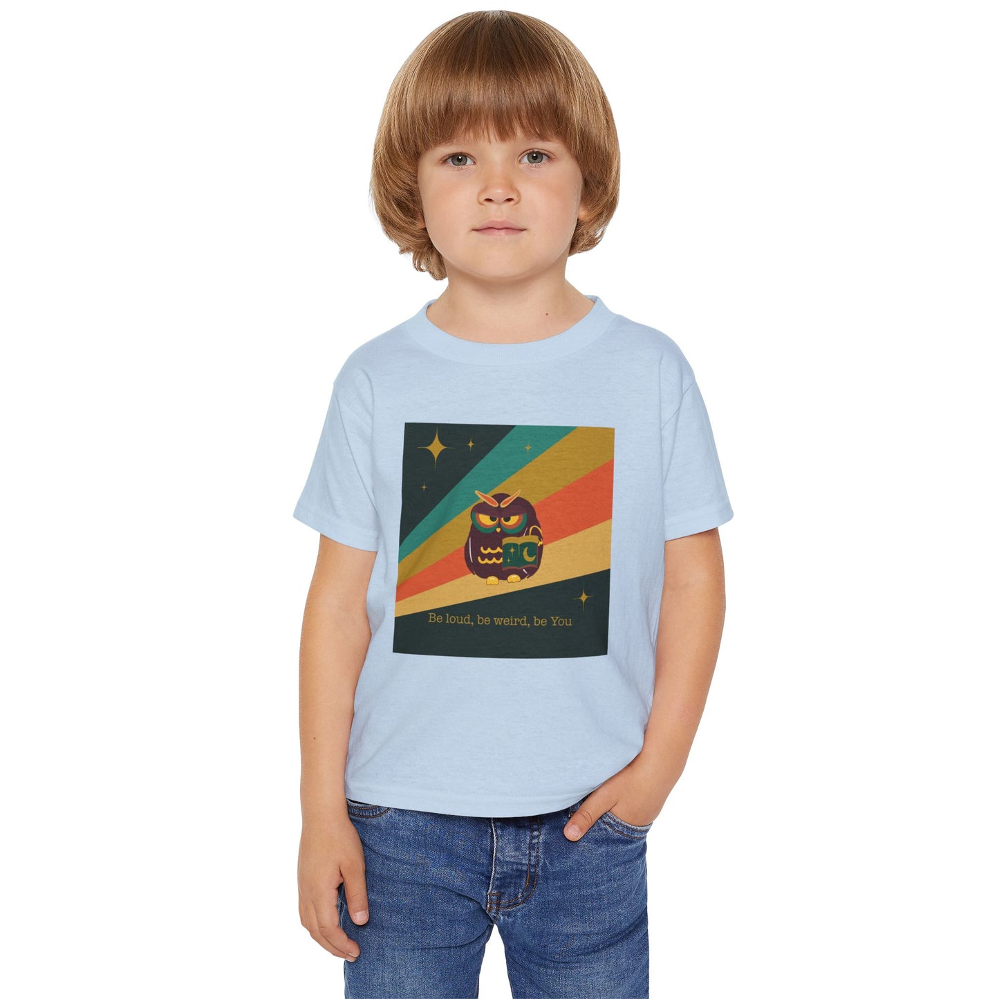 Be Loud, Be Weird Toddler T-Shirt - Fun & Playful Kids Tee