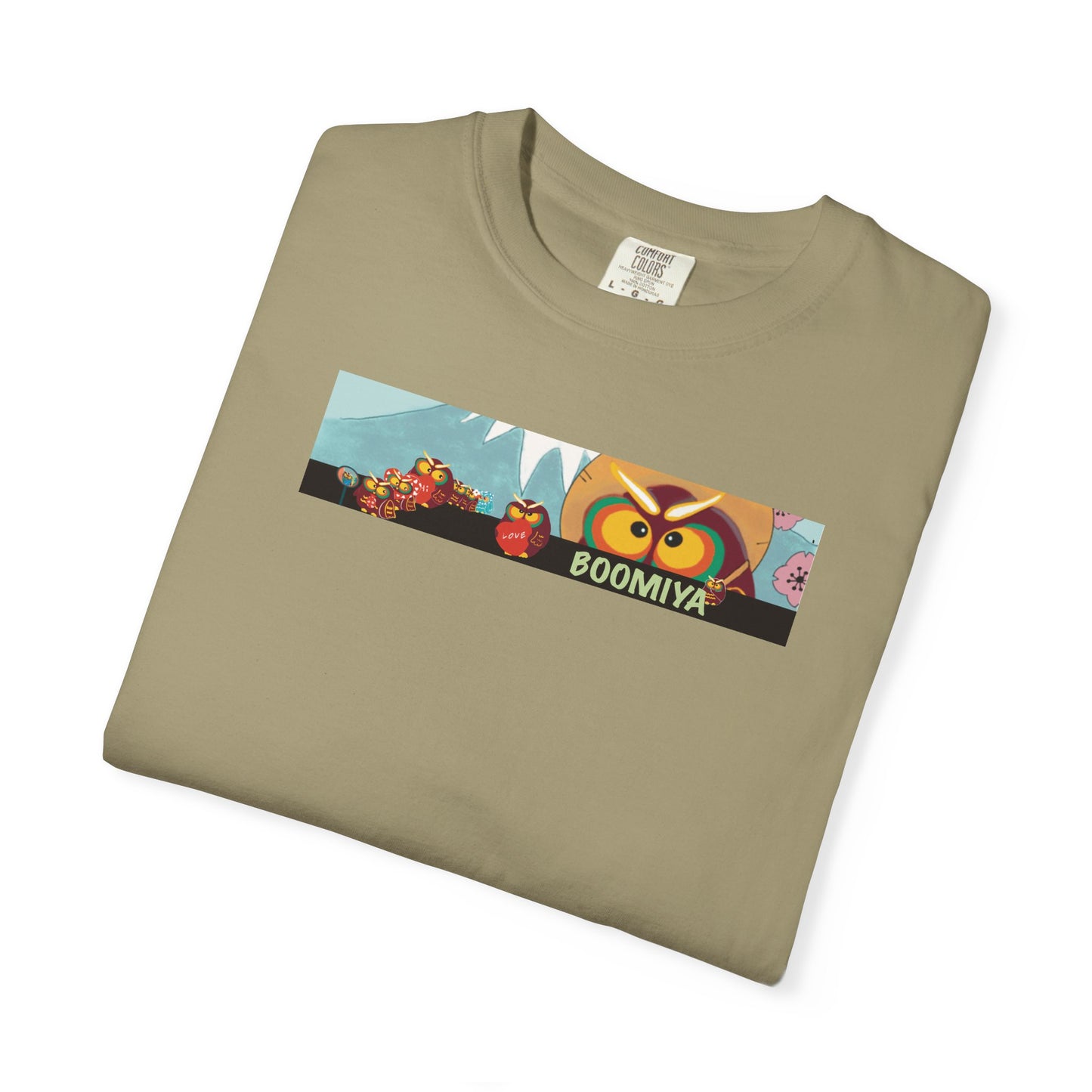 Boomiya Unisex Garment-Dyed T-shirt - Fun & Playful Graphic Tee