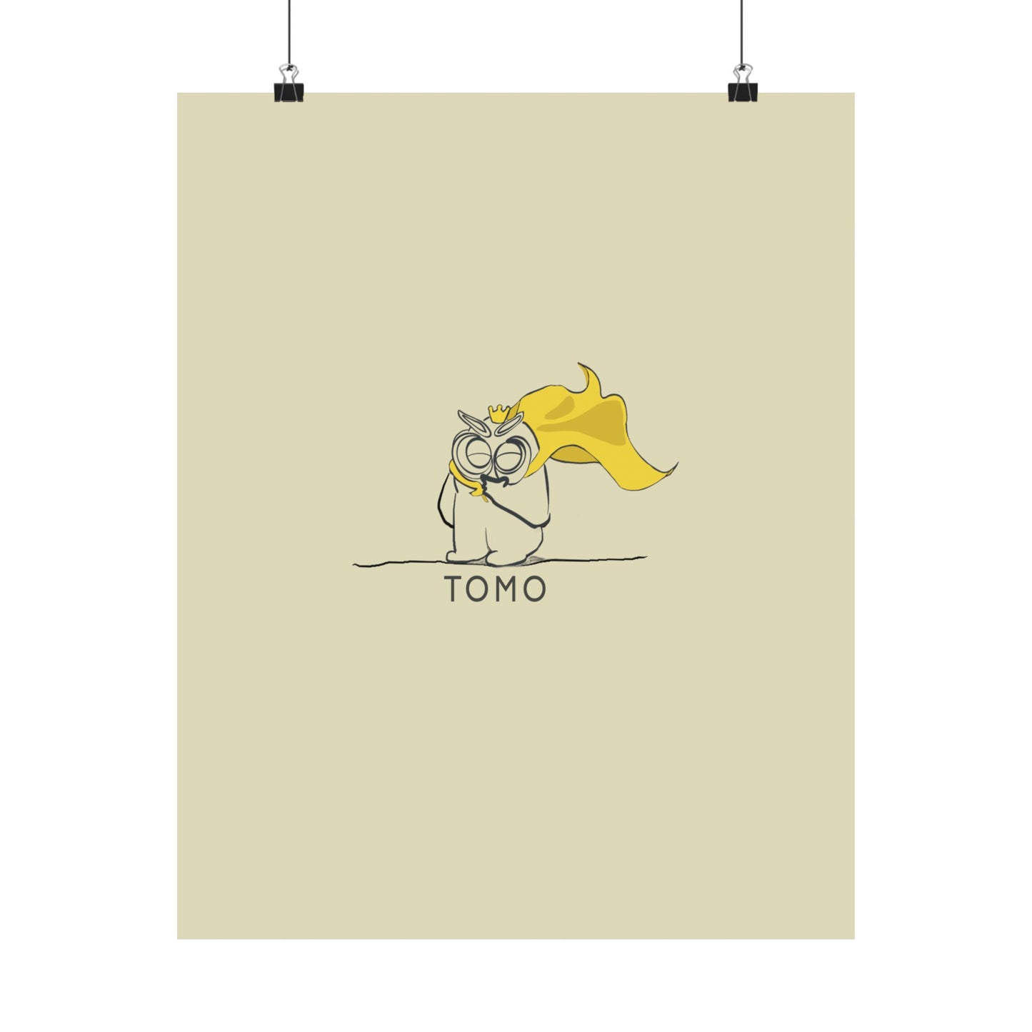 Tomo  Owl Poster | Boomiya Illustration