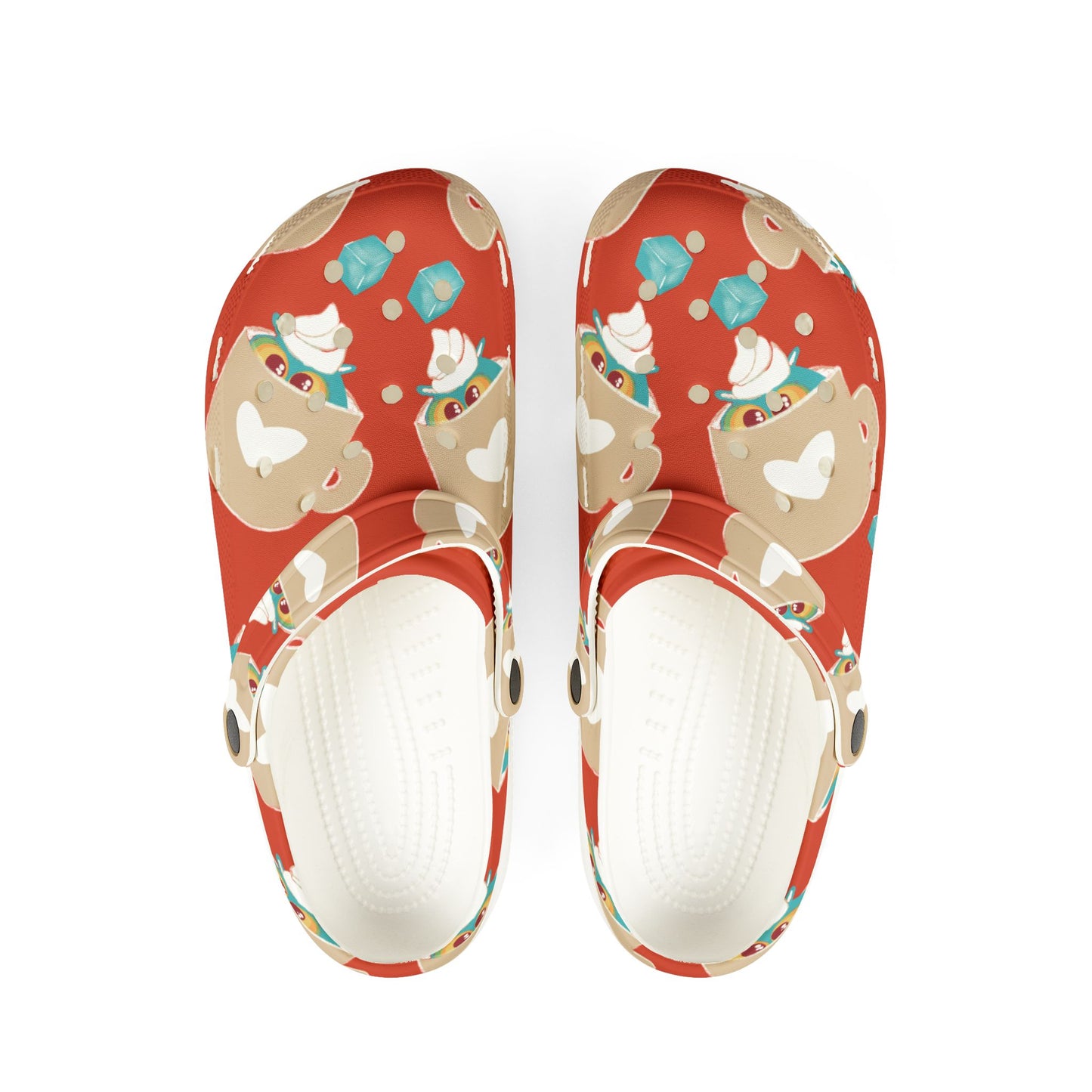 Adorable Patterned EVA Foam Rubber Clogs, Comfortable Slip-Ons, Fun Footwear for Kids and Adults, Perfect for Casual Days, Gardening, [...]