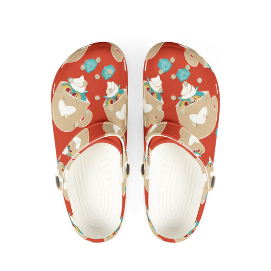 Adorable Patterned EVA Foam Rubber Clogs, Comfortable Slip-Ons, Fun Footwear for Kids and Adults, Perfect for Casual Days, Gardening, [...]
