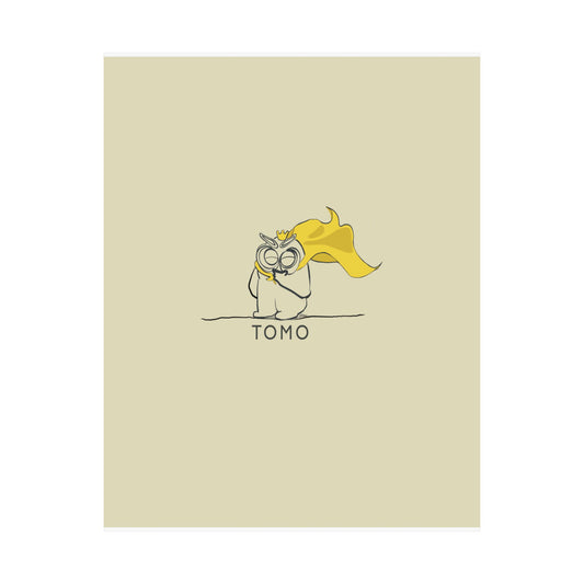 Tomo  Owl Poster | Boomiya Illustration