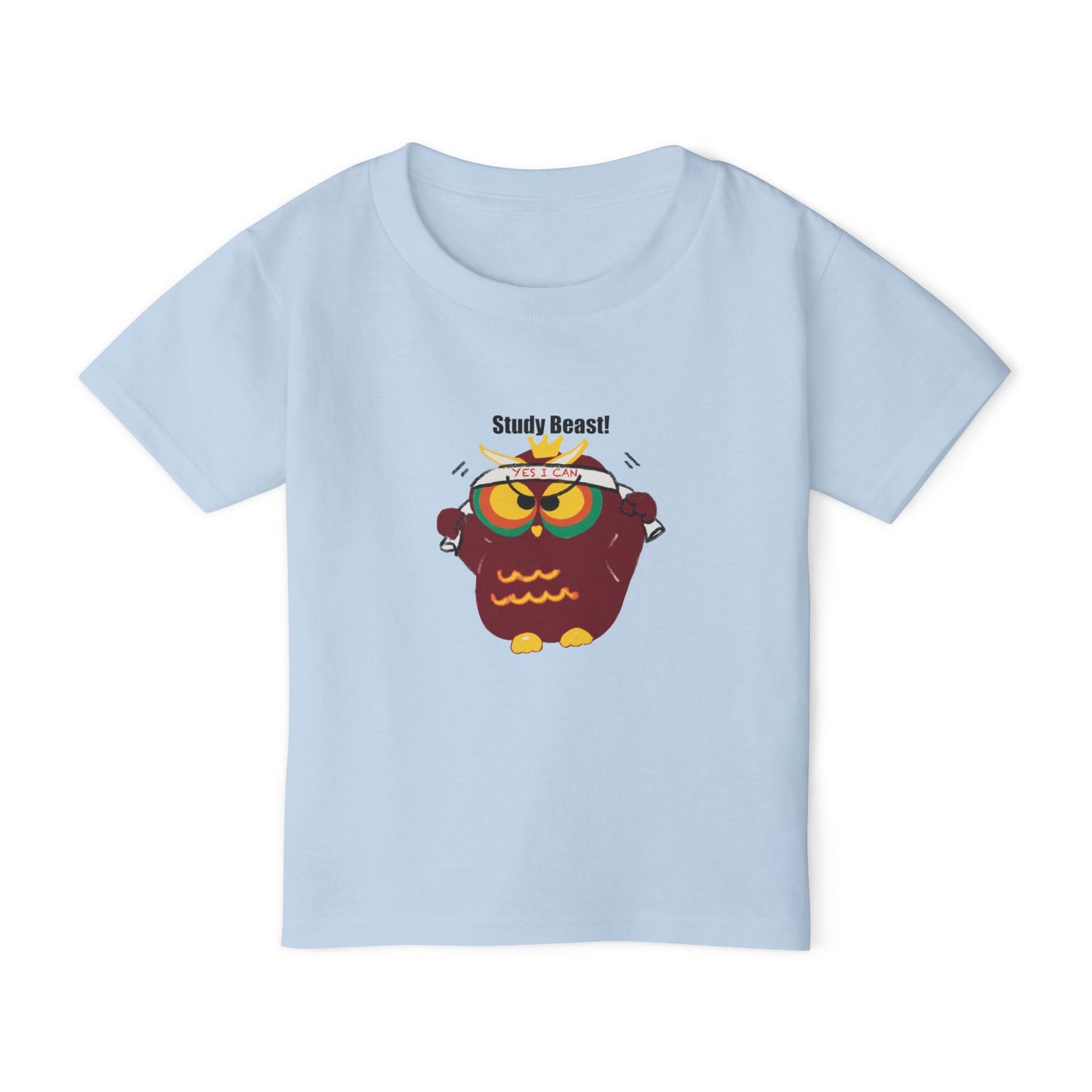 Study Beast Toddler T-Shirt, Cute Kids Gift, Back-to-School Shirt, Owl Graphic Tee, Fun Learning Outfit, Nursery Apparel