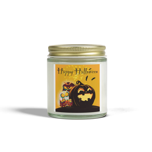 Halloween Scented Candles - Coconut Apricot Wax, Cozy Fall Decor, Autumn Aromatherapy, Spooky Scents, Gift for Him/Her
