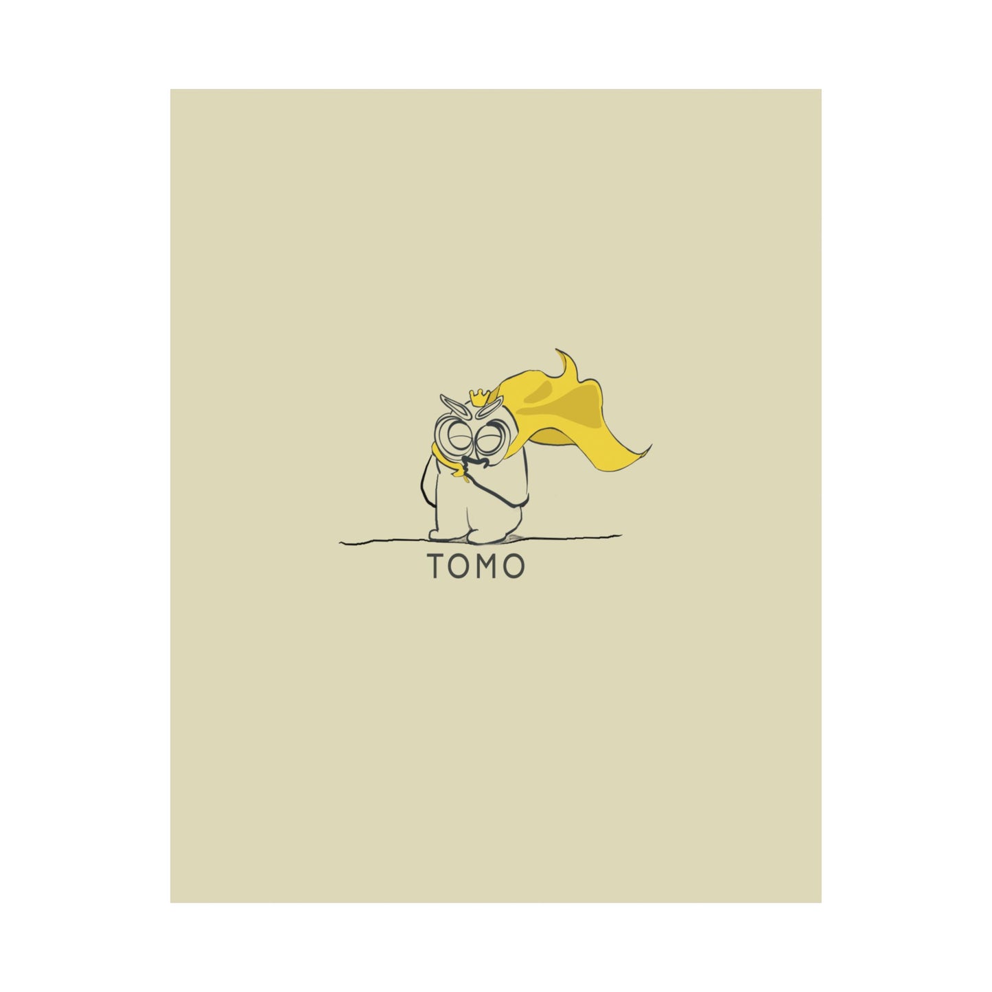 Tomo  Owl Poster | Boomiya Illustration