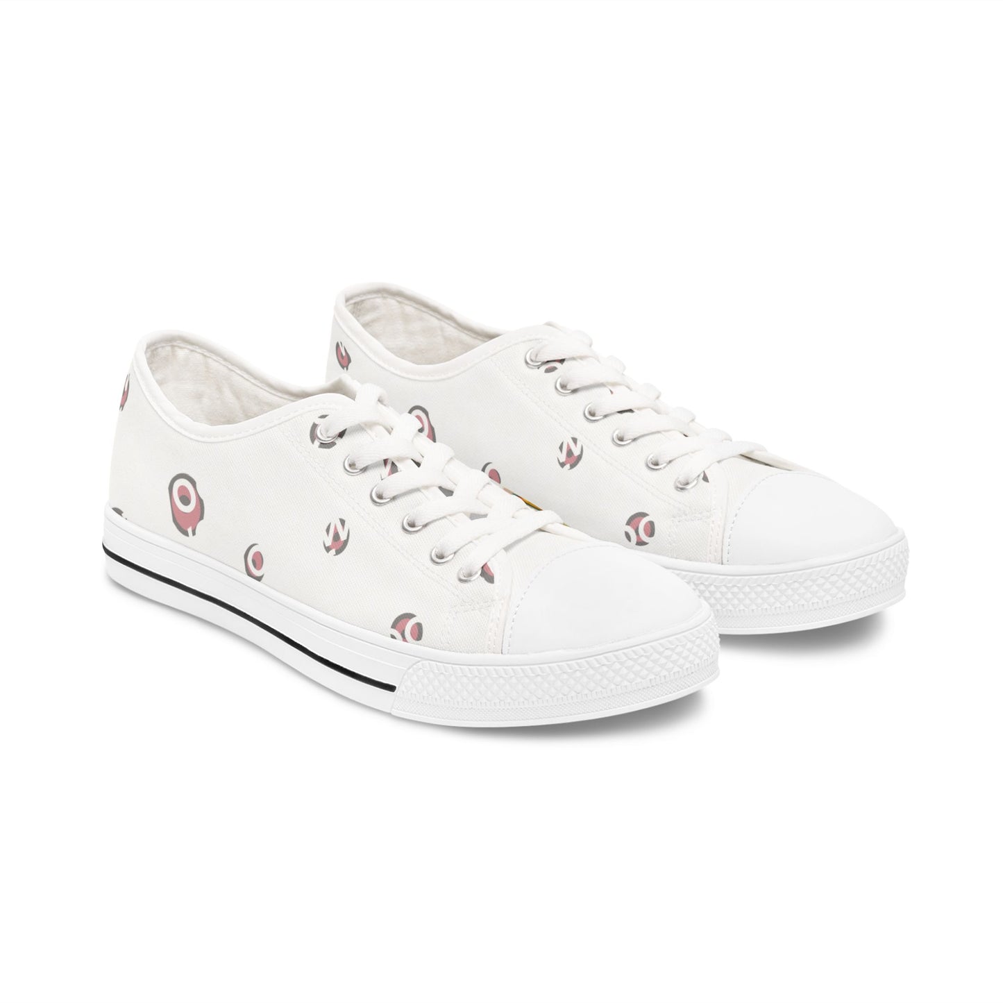 Stylish Women's Low Top Sneakers, Casual Footwear, Summer Style, Comfy Sneakers, Gift for Her, Everyday Shoes, Floral Design