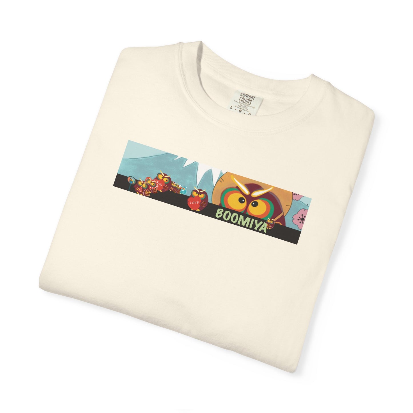 Boomiya Unisex Garment-Dyed T-shirt - Fun & Playful Graphic Tee