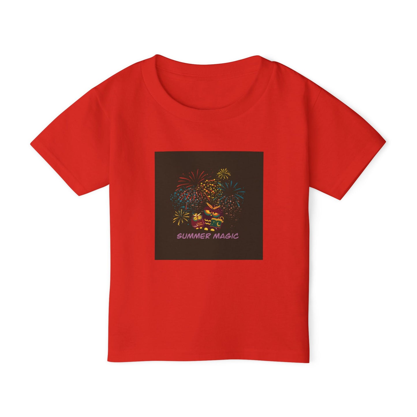 Summer Magic Toddler T-Shirt, Cute Summer Tee, Kids Fireworks Shirt, Children's Holiday Top, Fun Summer Apparel
