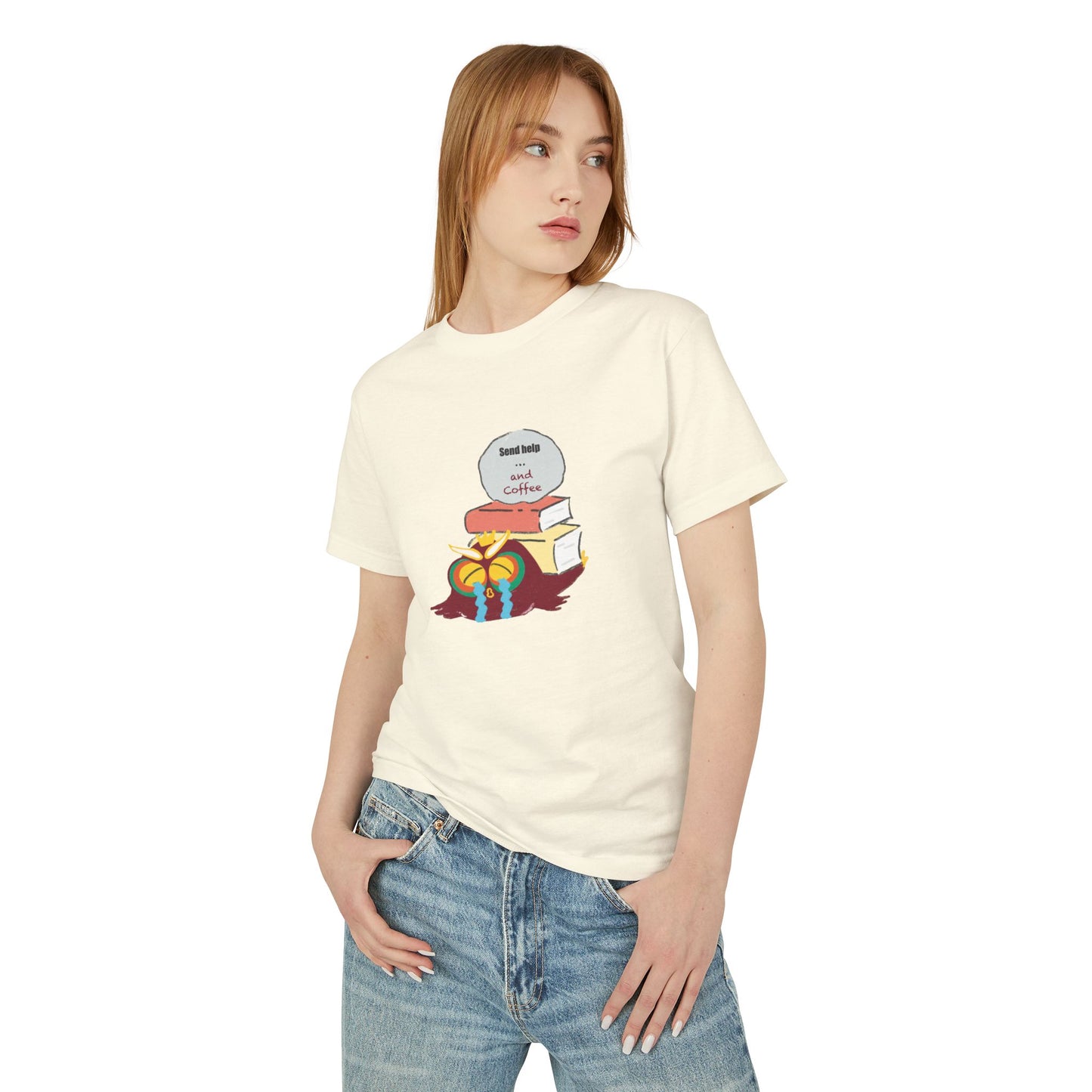 Cozy Reading Tee - Perfect for Book Lovers, Gift for Bibliophiles, Comfortable Cotton T-Shirt, Casual Lounge Wear, Ideal for Coffee Dates