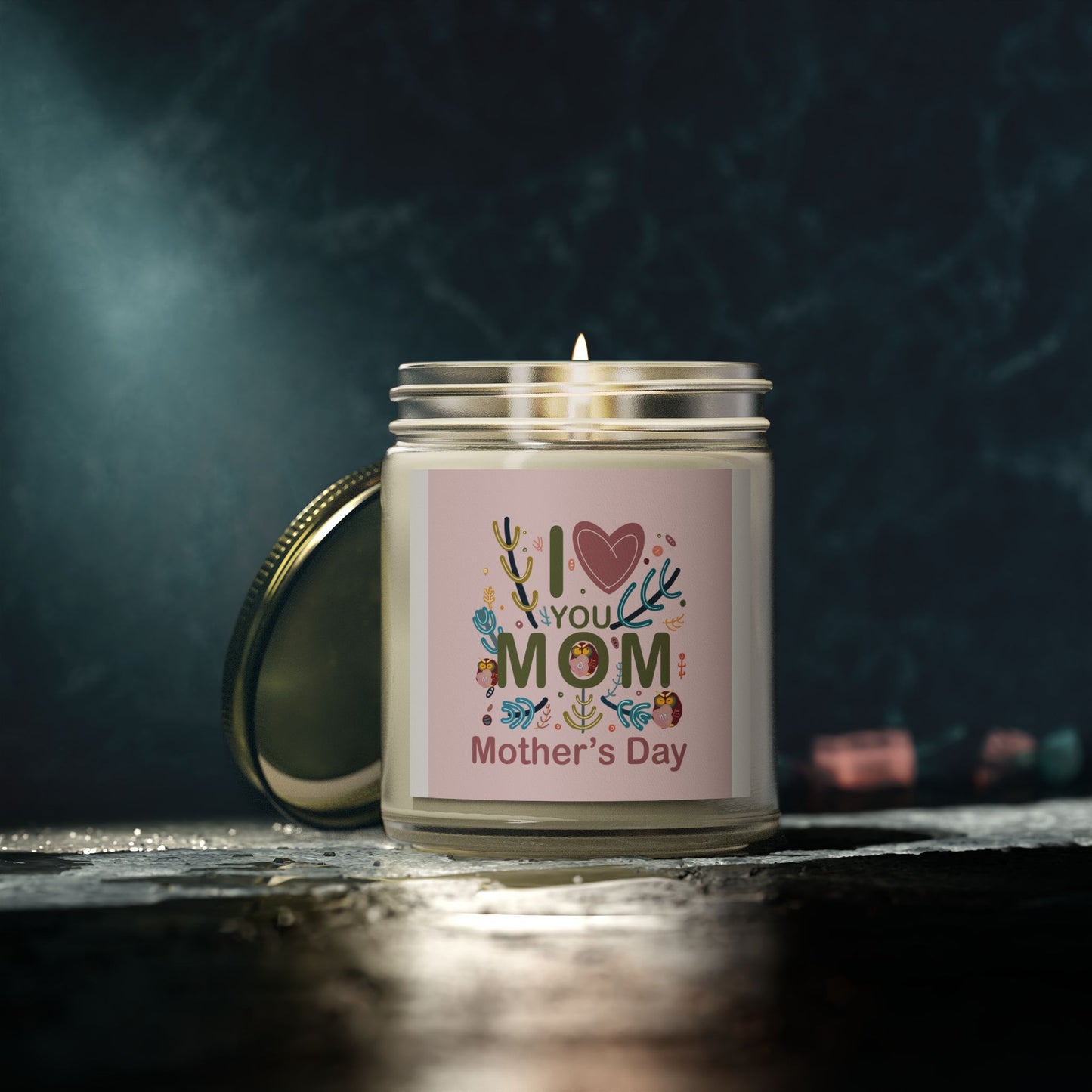 Scented Candle - I ❤️ Mom | Mother's Day Gift