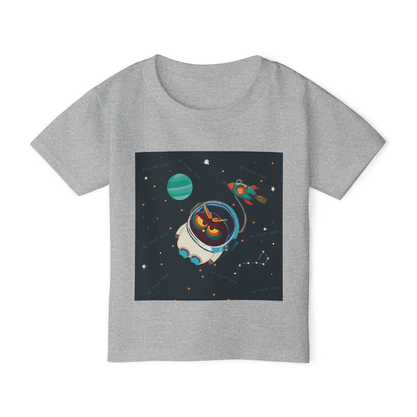 Space-Themed Toddler T-Shirt, Cute Kid's Tee, Galaxy Shirt, Toddler Spaceship Tee, Fun Gift for Birthdays, Playdate Outfit, Astronaut Design