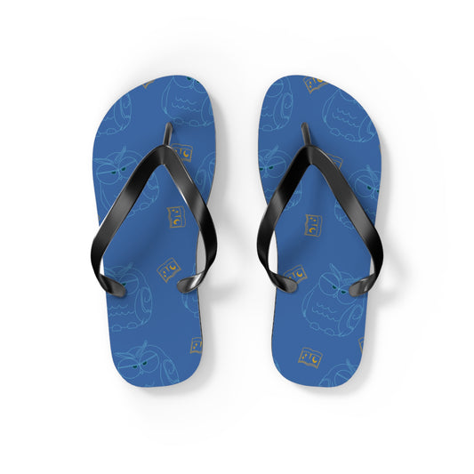 Fun Owl Flip Flops for Summer, Casual Beach Sandals, Cute Vacation Footwear, Perfect Gift for Owl Lovers
