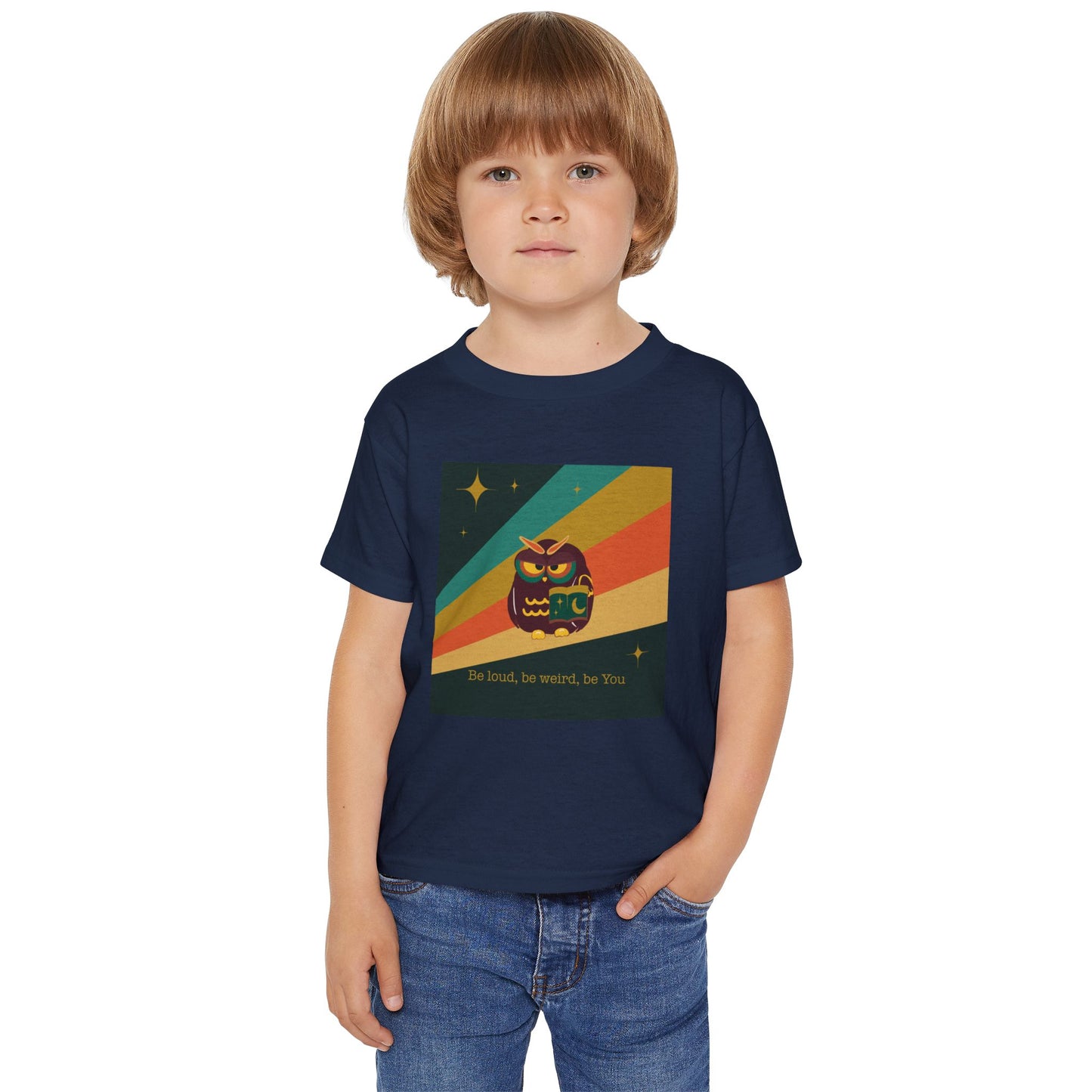 Be Loud, Be Weird Toddler T-Shirt - Fun & Playful Kids Tee