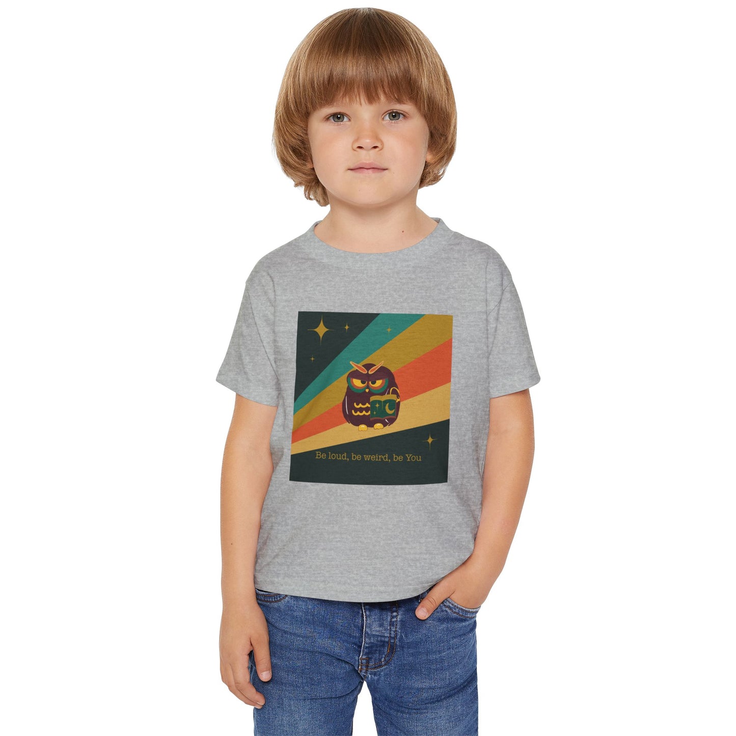 Be Loud, Be Weird Toddler T-Shirt - Fun & Playful Kids Tee