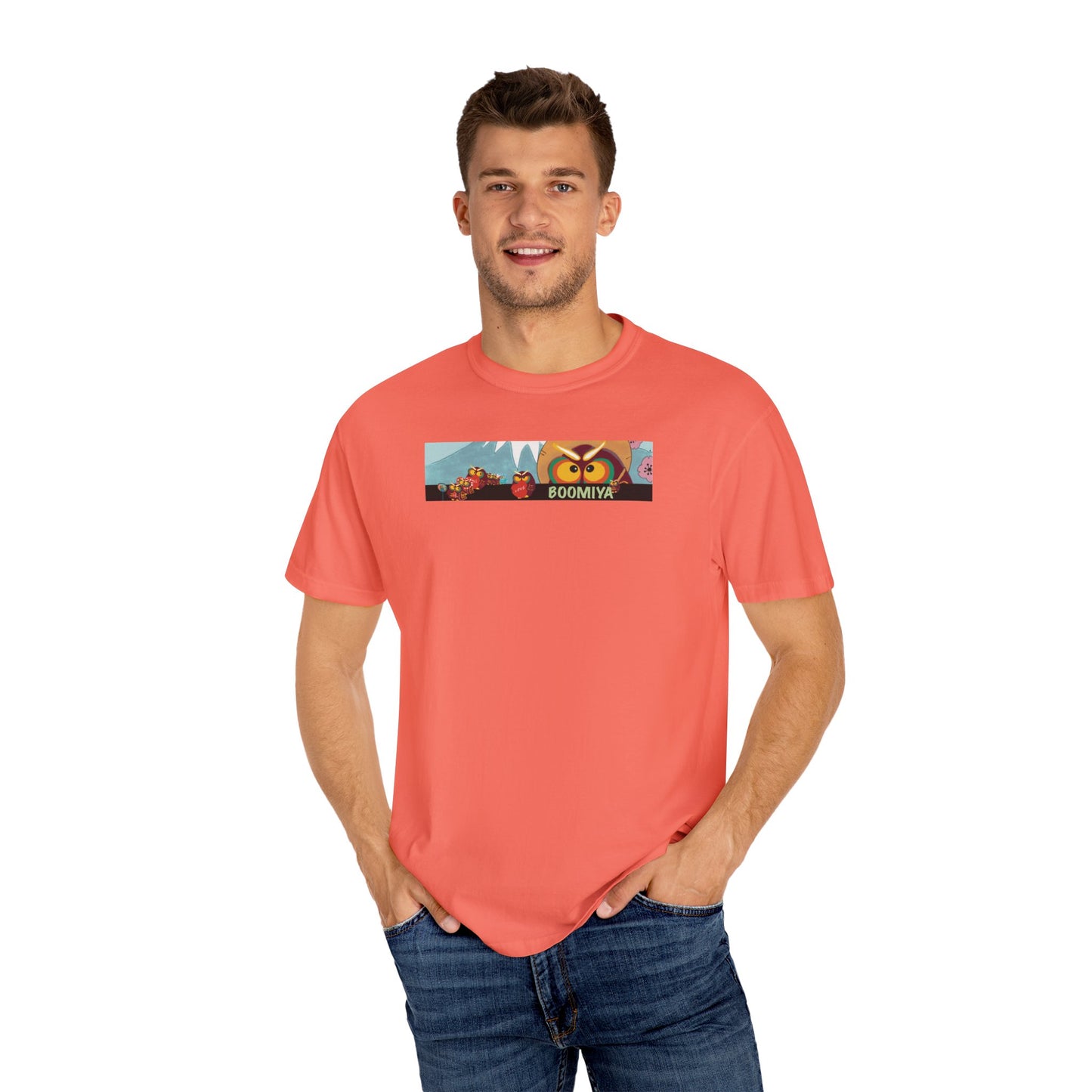 Boomiya Unisex Garment-Dyed T-shirt - Fun & Playful Graphic Tee