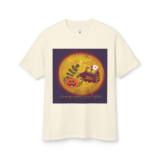 Spooky Night Vibes Tee | Unisex Halloween T-Shirt, Cozy Cotton Shirt, Fall Fashion, Pumpkin Lovers Gift, Ghost Print Top