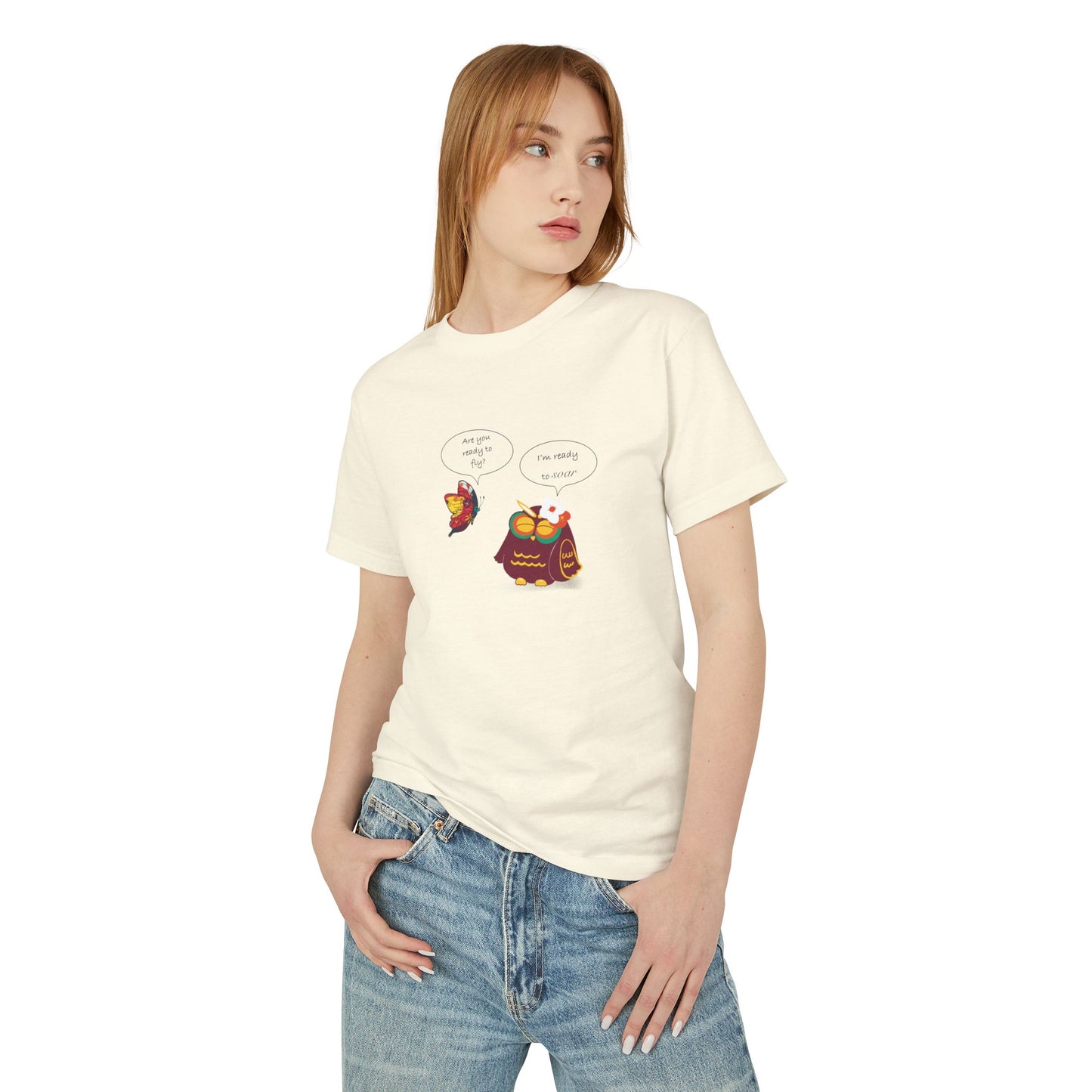Whimsical Garment-Dyed Tee, Funny Quote T-Shirt, Cute Casual Wear, Gift for Her, Birthday Gift, Comfy Everyday Tee