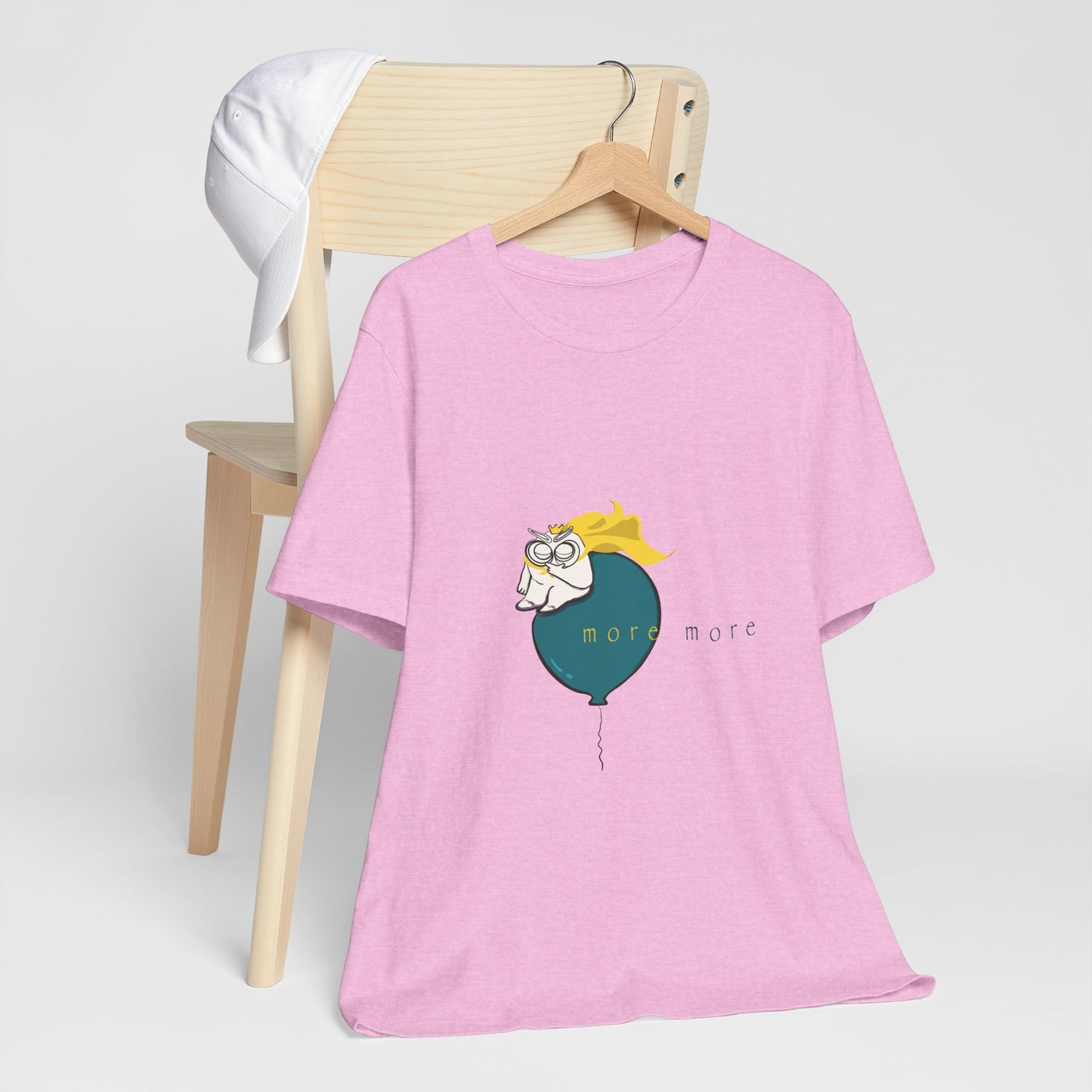 Tomo on Balloon Graphic Tee — "more more"