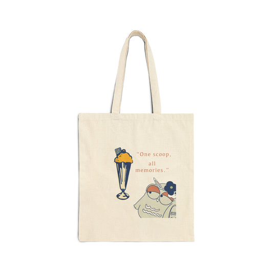 Charming Ice Cream Lover Tote Bag | Perfect for Summer Outings, Grocery Shopping, Eco-Friendly, Gift for Foodies, Fun Accessories