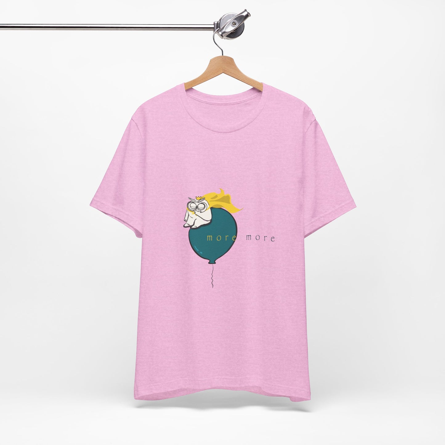 Tomo on Balloon Graphic Tee — "more more"