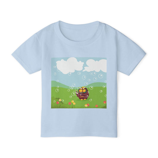 Whimsical Toddler T-Shirt with Bubbles Design, Kids Gift, Summer Outfit, Birthday Party, Playtime Essential, Adorable Toddler Apparel