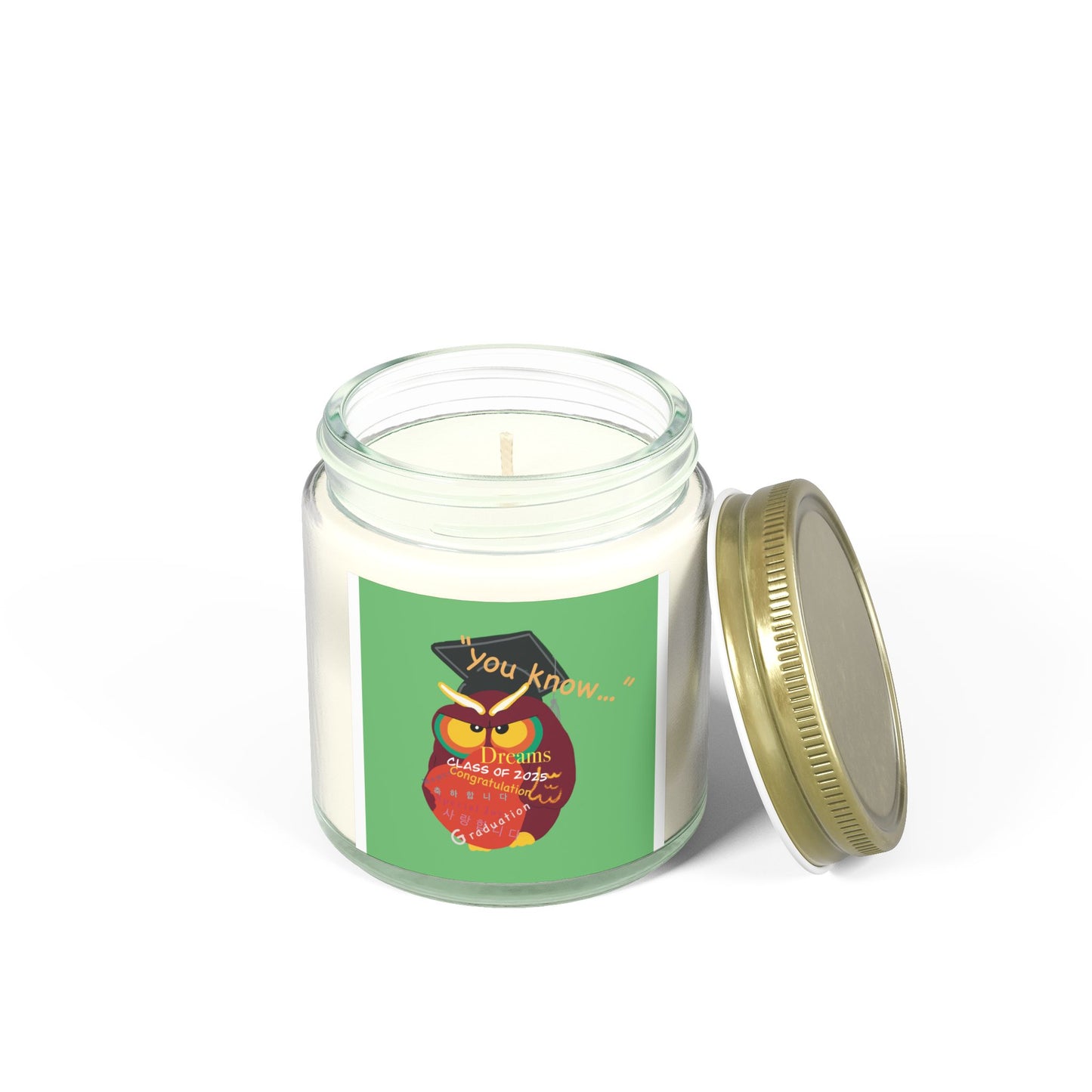 Graduation Scented Candle - Coconut Apricot Wax | Perfect Gift for Graduates