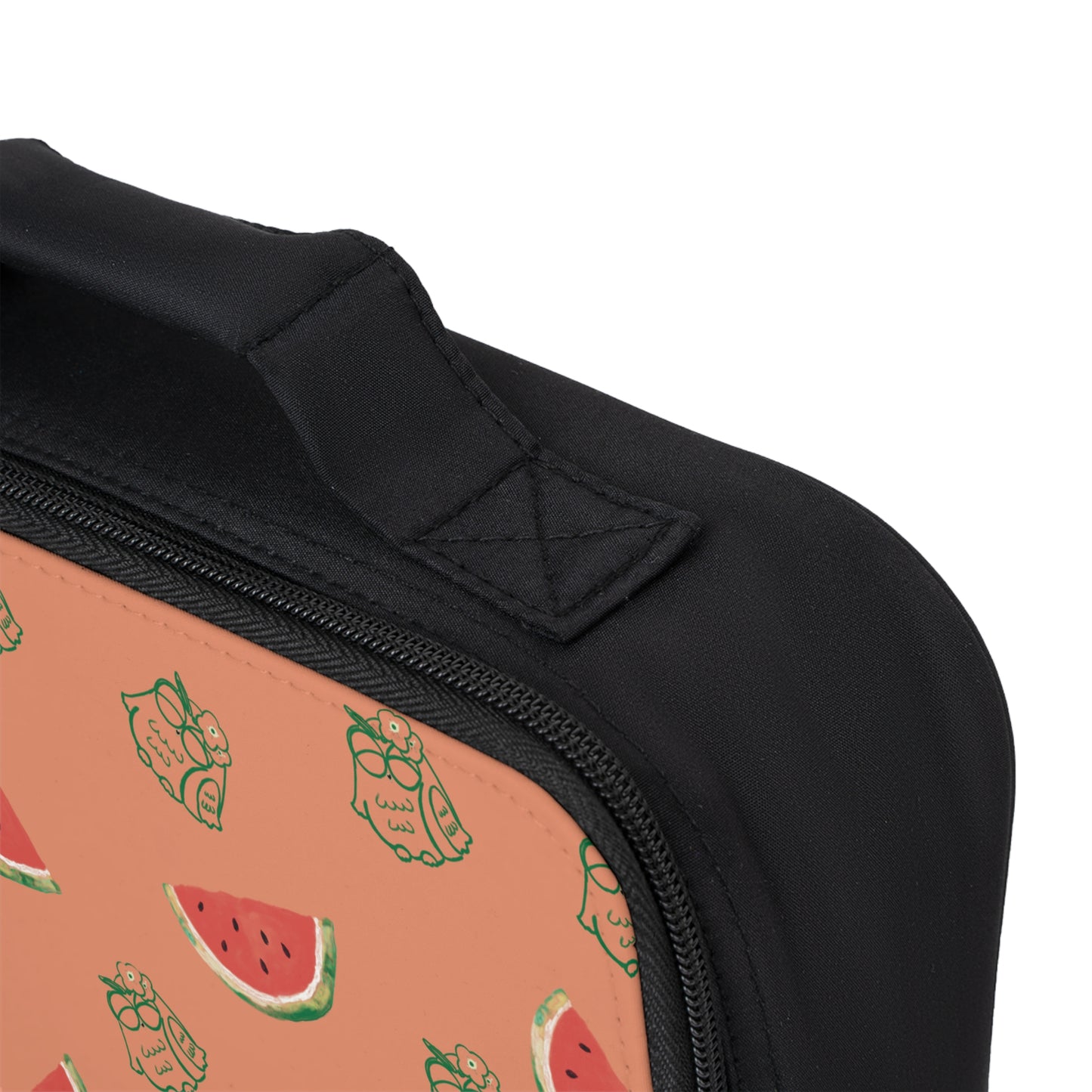 Whimsical Watermelon Lunch Bag, Cute Insulated Carrier for Kids, School or Work, Picnic Essential, Eco-Friendly Design