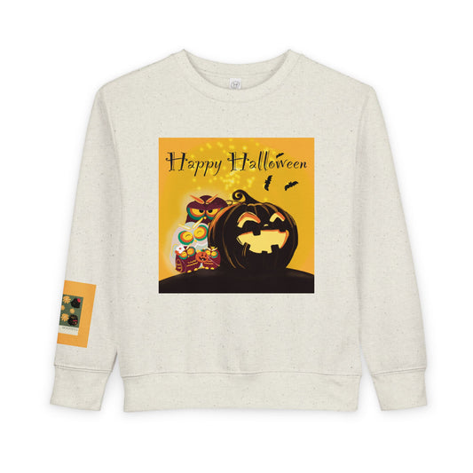 Halloween Toddler Sweatshirt - Adorable Owl & Jack-o'-Lantern Design, Perfect for Kids' Halloween Costumes, Toddler Gifts, Fall [...]