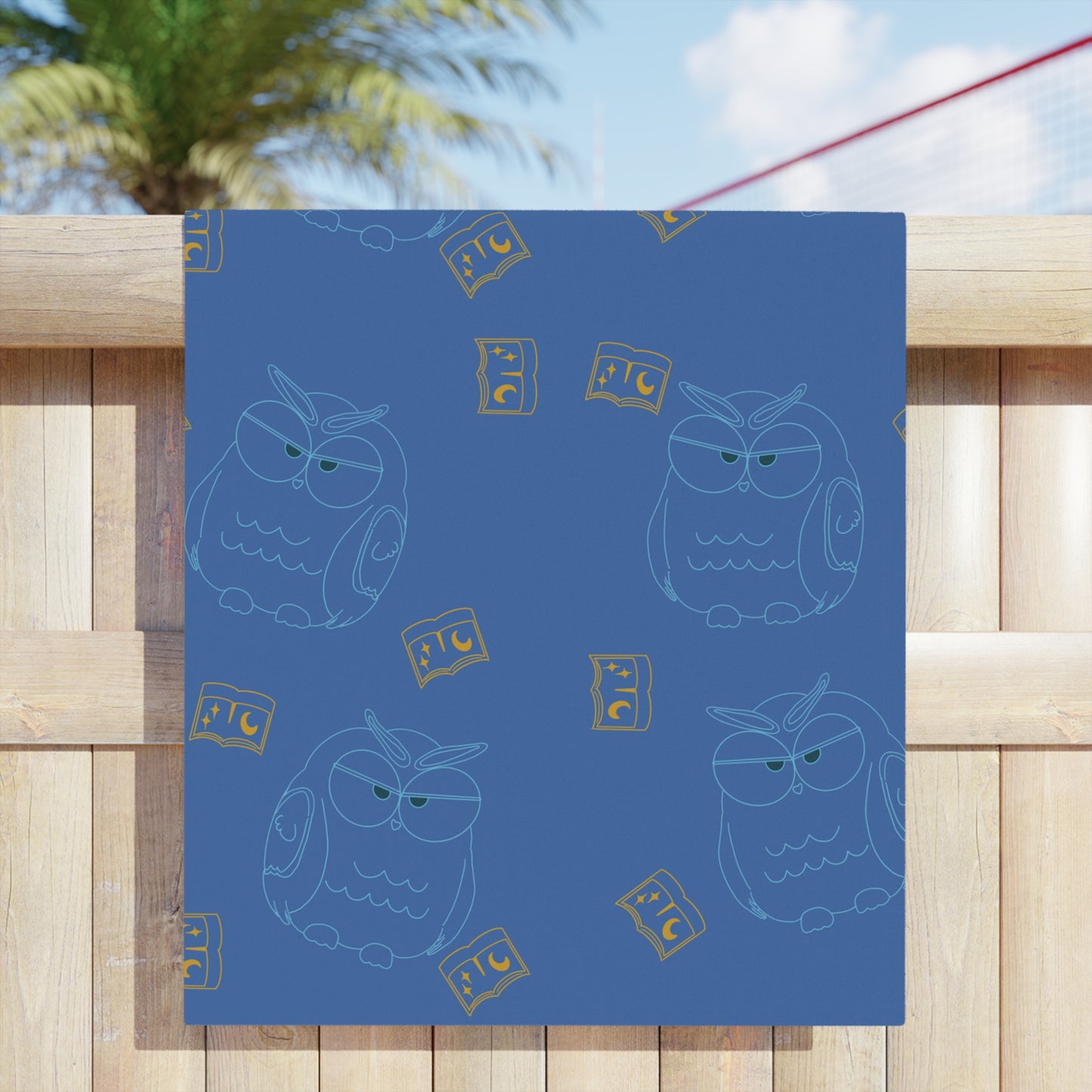 Owl Print Beach Towels, Fun Summer Towels, Kids Beach Gear, Poolside Essentials, Unique Gift for Beach Lovers