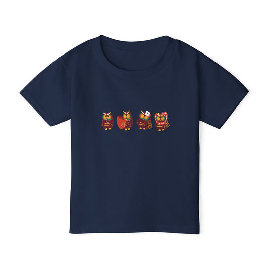 Adorable Owl Toddler T-Shirt - Fun and Cute Cotton Tee for Kids