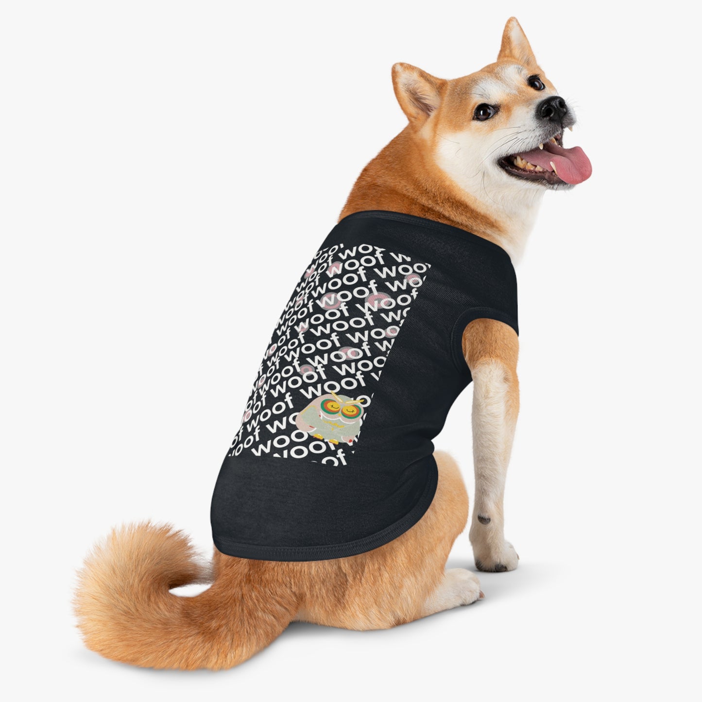 Woof Stylish Pet Tank Top | Cute Dog Apparel, Pet Clothing, Summer Dog Wear, Dog Lovers Gift, Funny Pet Tank
