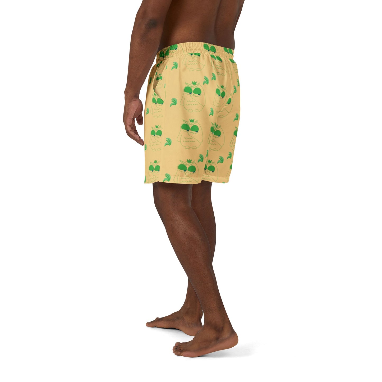 Unisex Poolside Swim Shorts - Fun Animal Print Swimwear, Beachwear, Summer Shorts, Vacation Essentials, Relaxing Getaways
