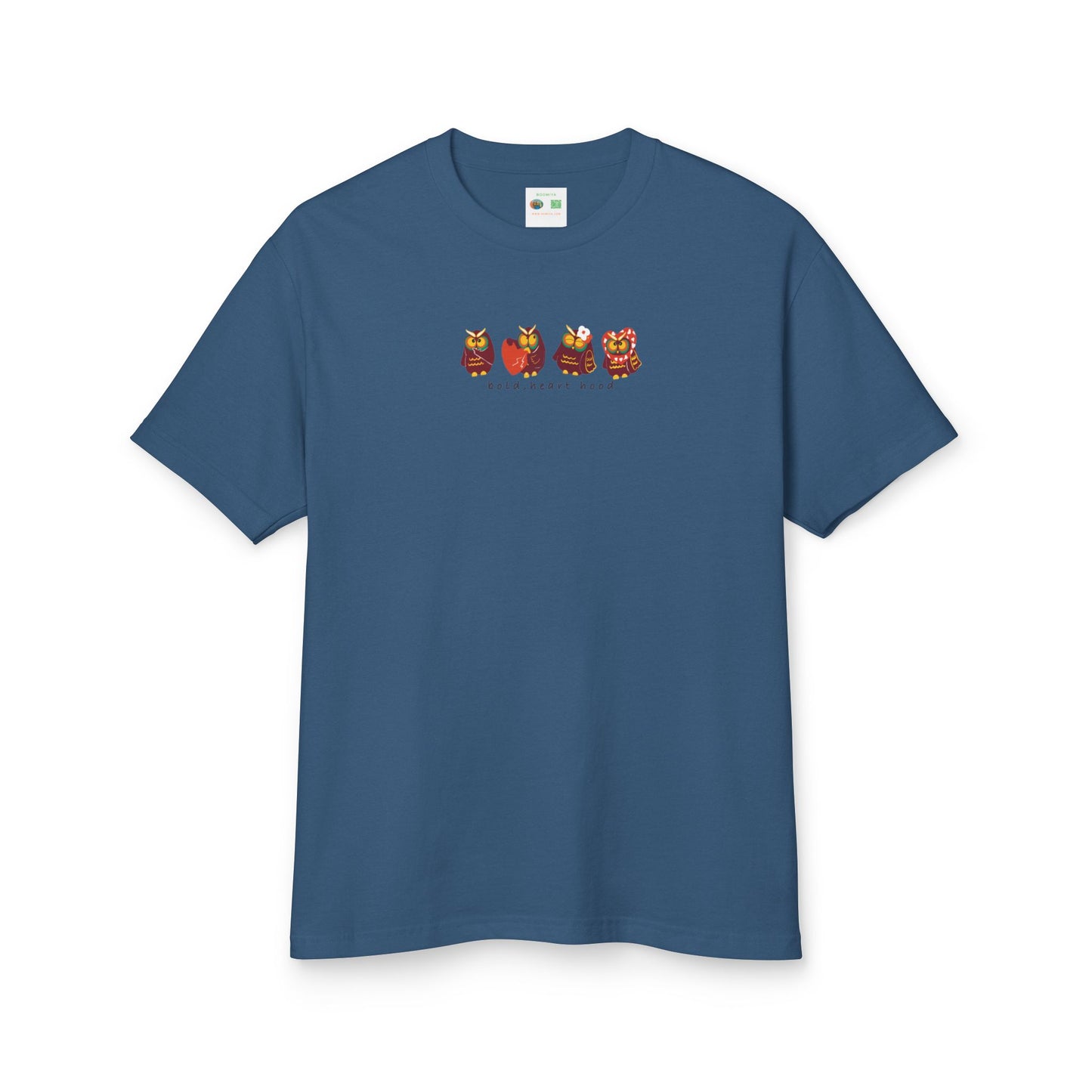 Unisex Vintage Love Colorado Tee - Heavyweight Cotton Shirt with Cute Bear Design