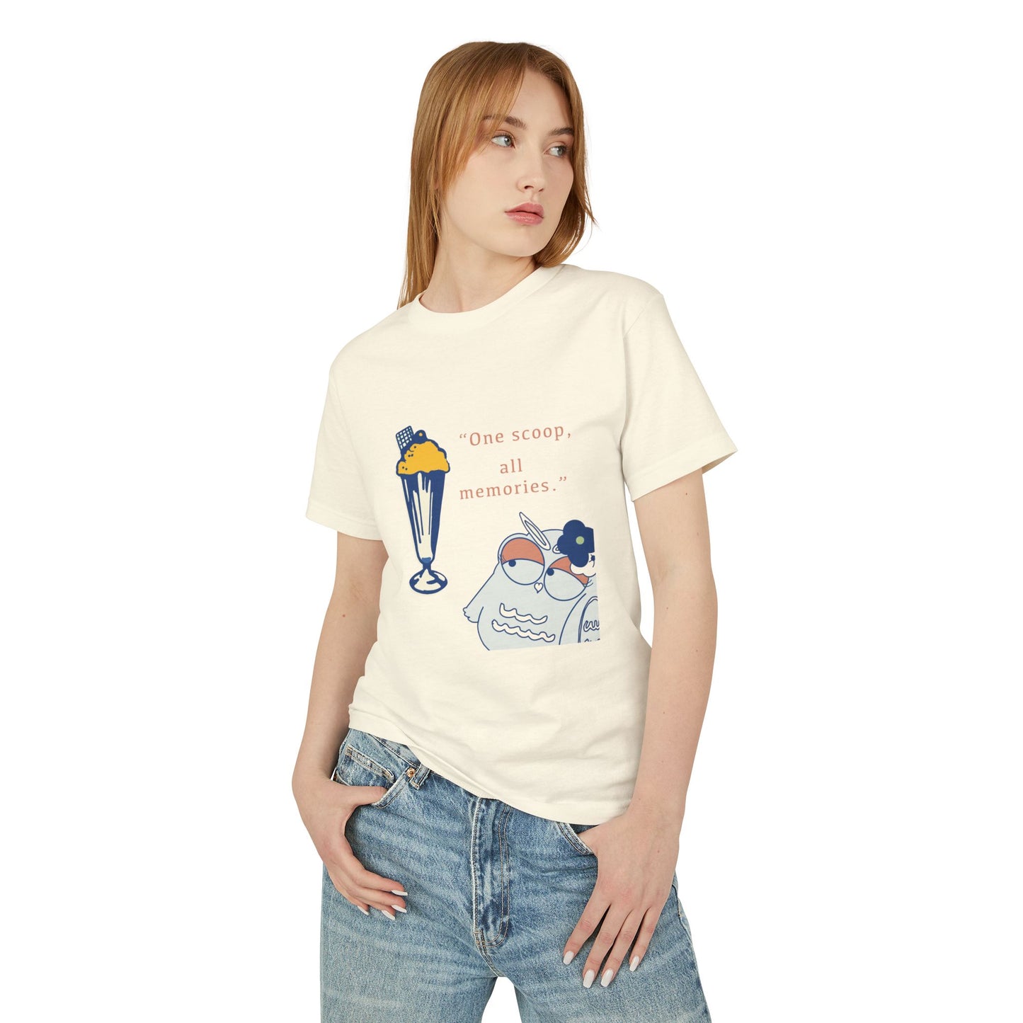 Memory-Making Ice Cream Tee: Unisex Garment-Dyed Heavyweight Cotton Shirt, Summer Fashion, Gifts for Friends, Cute Casual Wear, Family [...]