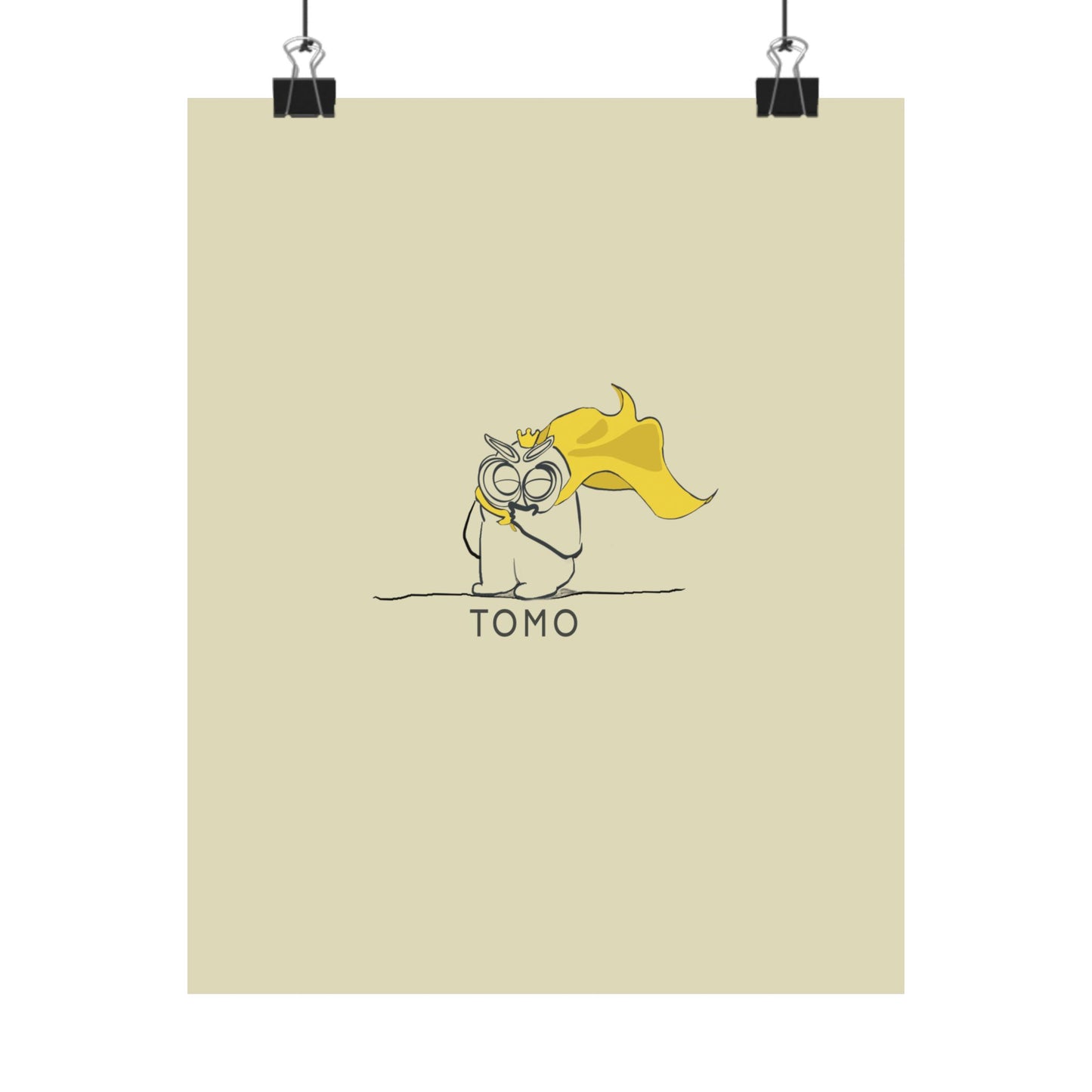 Tomo  Owl Poster | Boomiya Illustration