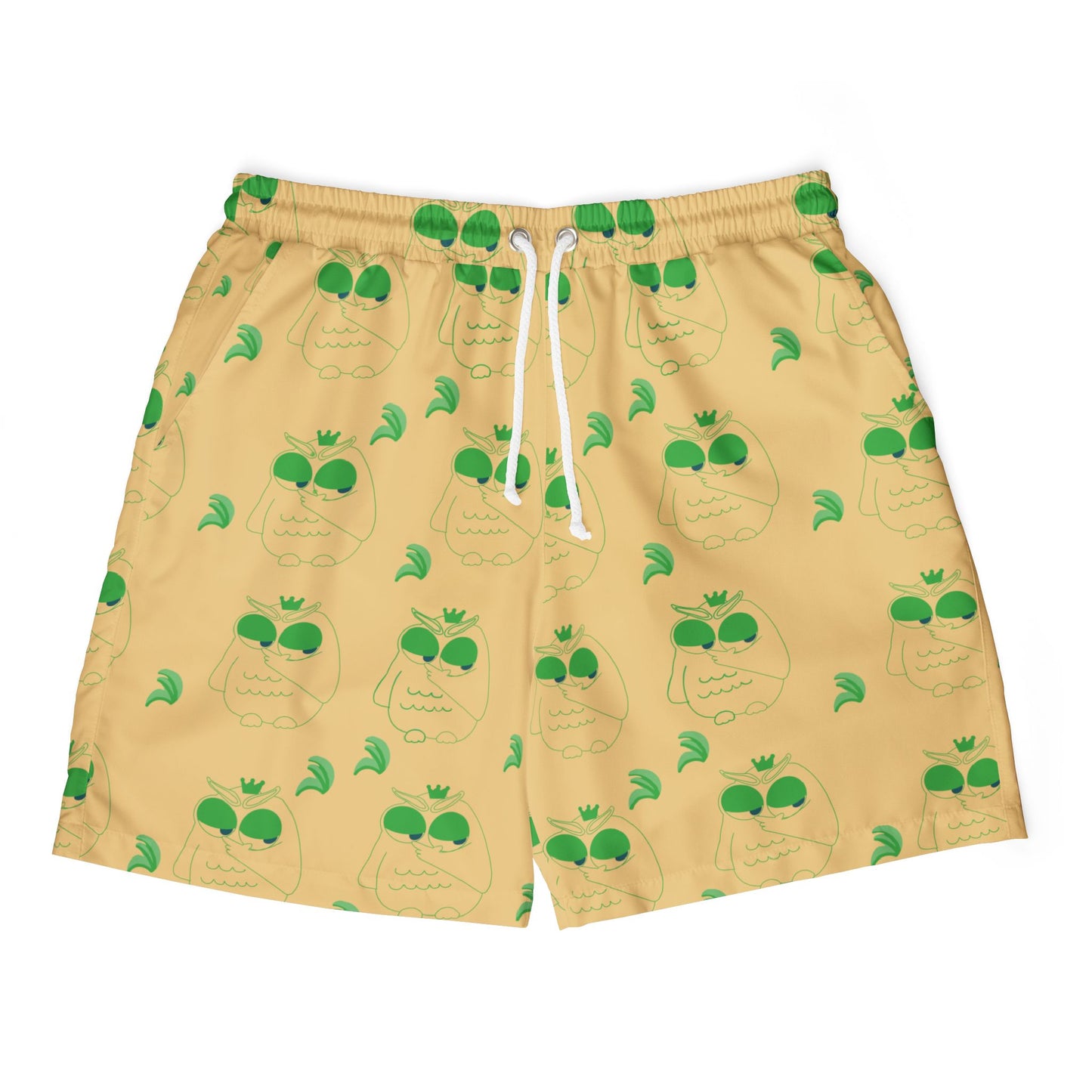 Unisex Poolside Swim Shorts - Fun Animal Print Swimwear, Beachwear, Summer Shorts, Vacation Essentials, Relaxing Getaways