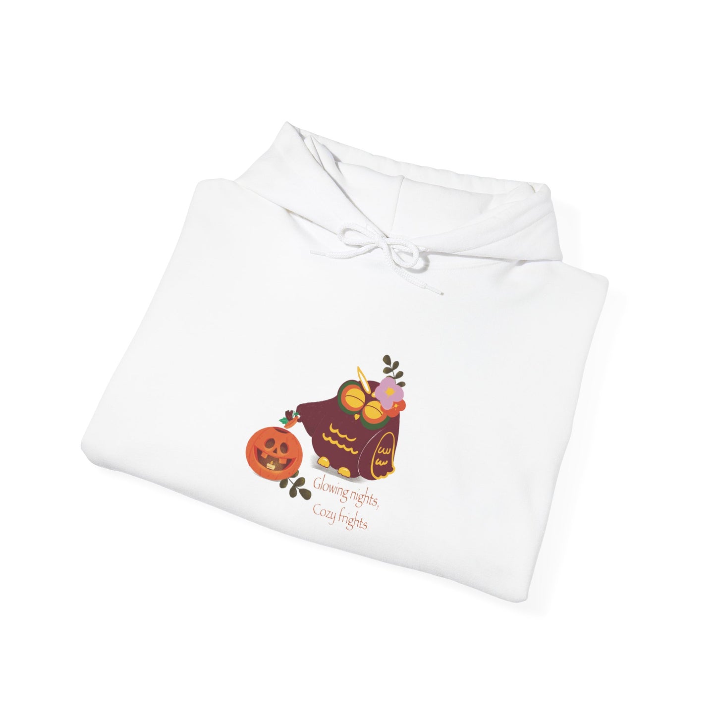 Cozy Halloween Cake Hoodie, Unisex Sweatshirt, Fall Fashion, Pumpkin Spice, Cute Autumn Apparel, Seasonal Gift