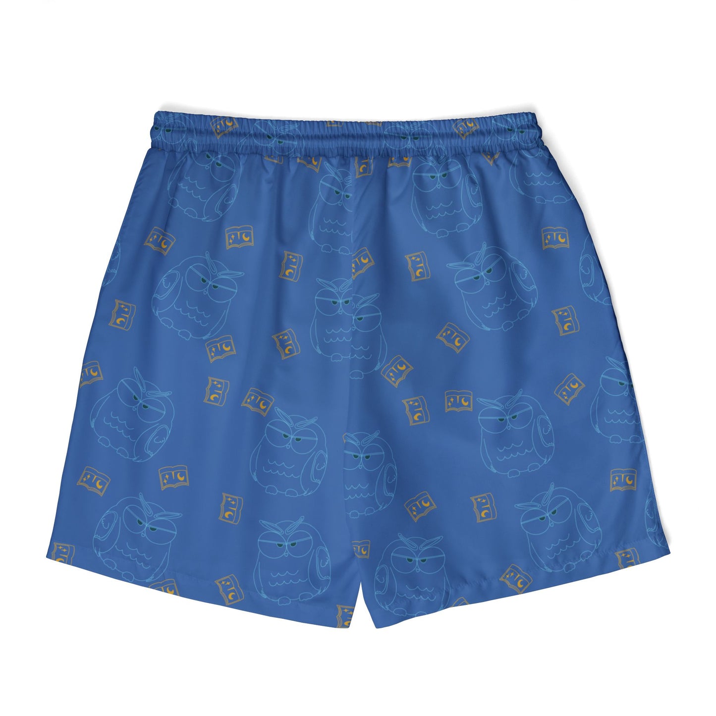 Unisex Swim Shorts with Fun Owl Pattern - Beachwear, Summer Essentials, Pool Party, Vacation Vibes, Gift for Him/Her