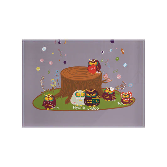 Whimsical Owl Photo Block – Cute Animal Decor for Home & Gifts