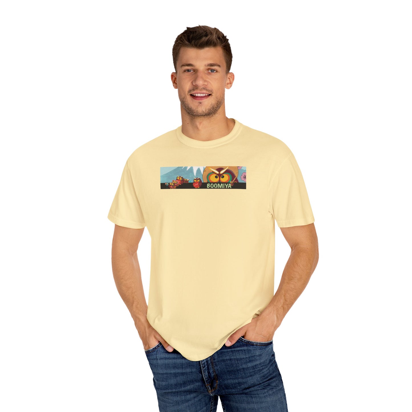 Boomiya Unisex Garment-Dyed T-shirt - Fun & Playful Graphic Tee