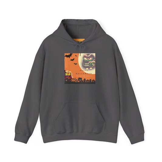 Halloween Graphic Hoodie, Unisex Sweatshirt, Cozy Casual Sweatshirt, Spooky Season Apparel, Fall Fashion