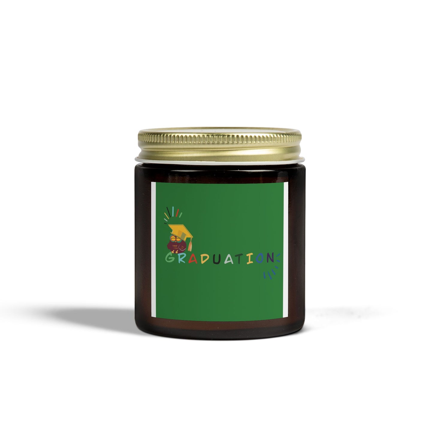 Graduation Scented Candle - Coconut Apricot Wax (4oz, 9oz)
